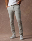 male modeling silver elemental pants