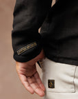 Aer Linen Shirt in Black Onyx — European Flax Linen shirt — look 8 │ One Golden Thread