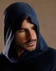 LONG SLEEVE HOODED TEE / GREY OMBRE (STORE ONLY)