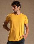 CREW NECK TREE SHIRT / EGYPTIAN GOLD