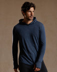 LONG SLEEVE HOODED TEE / GREY OMBRE (STORE ONLY)