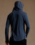LONG SLEEVE HOODED TEE / GREY OMBRE (STORE ONLY)