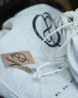 Bundle packaging of crew neck three pack in White