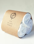 Bundle packaging of crew neck three pack in White