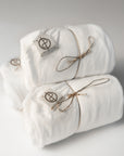 Bundle packaging of crew neck three pack in White