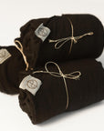 Bundle packaging of crew neck three pack in Black