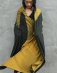 Woman modeling gold Light on Water pattern nature wrap