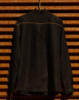 Details of the Shacket in Black