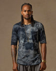 CREW NECK TREE SHIRT / DEEP OCEAN