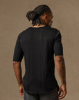 Crew Neck Tree Shirt in Black Onyx — TreeSilk tee — look 6 │ One Golden Thread