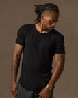CREW NECK TREE SHIRT / BLACK ONYX