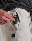 male modeling ease pants in white stone
