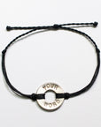 Customized MyIntent Black Bracelet