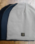 The OG Cloud Beanies in Black, Charcoal Blue, and Shroom