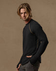 LONG SLEEVE RAGLAN / BLACK ONYX
