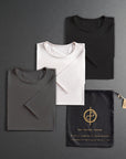 pack of three crew neck tees in different colors