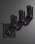 gift set of three black socks