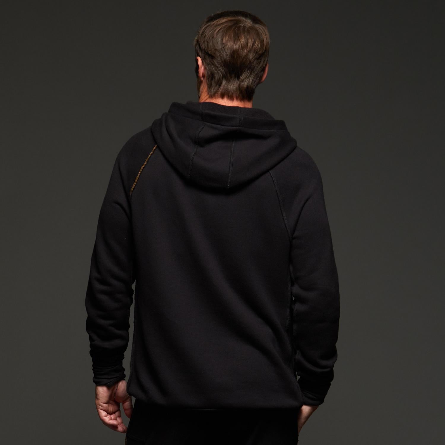 PULLOVER PLUSH HOODIE / BLACK ONYX – One Golden Thread