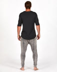 Male modeling Grey Mineral colored pants