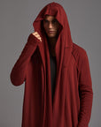 Male modeling red kairos duster