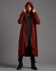 Male modeling red kairos duster