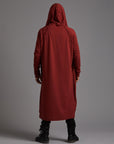 Male modeling red kairos duster