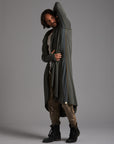 Male modeling green kairos duster
