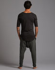 Male modeling Urban Forest green colored pants