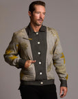 Male modeling smoke axis jacket