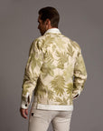 Male modeling white axis jacket