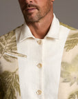Male modeling white axis jacket