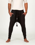 Male modeling Slate gray colored pants