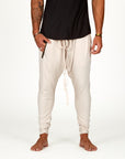 Male modeling White Stone colored pants