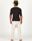 Male modeling White Stone colored pants