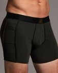 male modeling urban forest unders