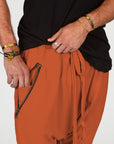 Male modeling Sedona colored pants