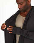 Male modeling slate kairos duster