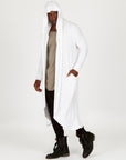 Male modeling white kairos duster