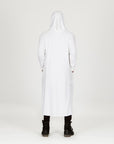 Male modeling white kairos duster