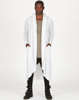 Male modeling white kairos duster
