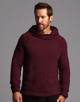 PULLOVER PLUSH HOODIE / BORDEAUX