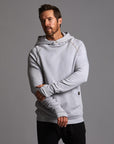 PULLOVER PLUSH HOODIE / BLUE CLAY