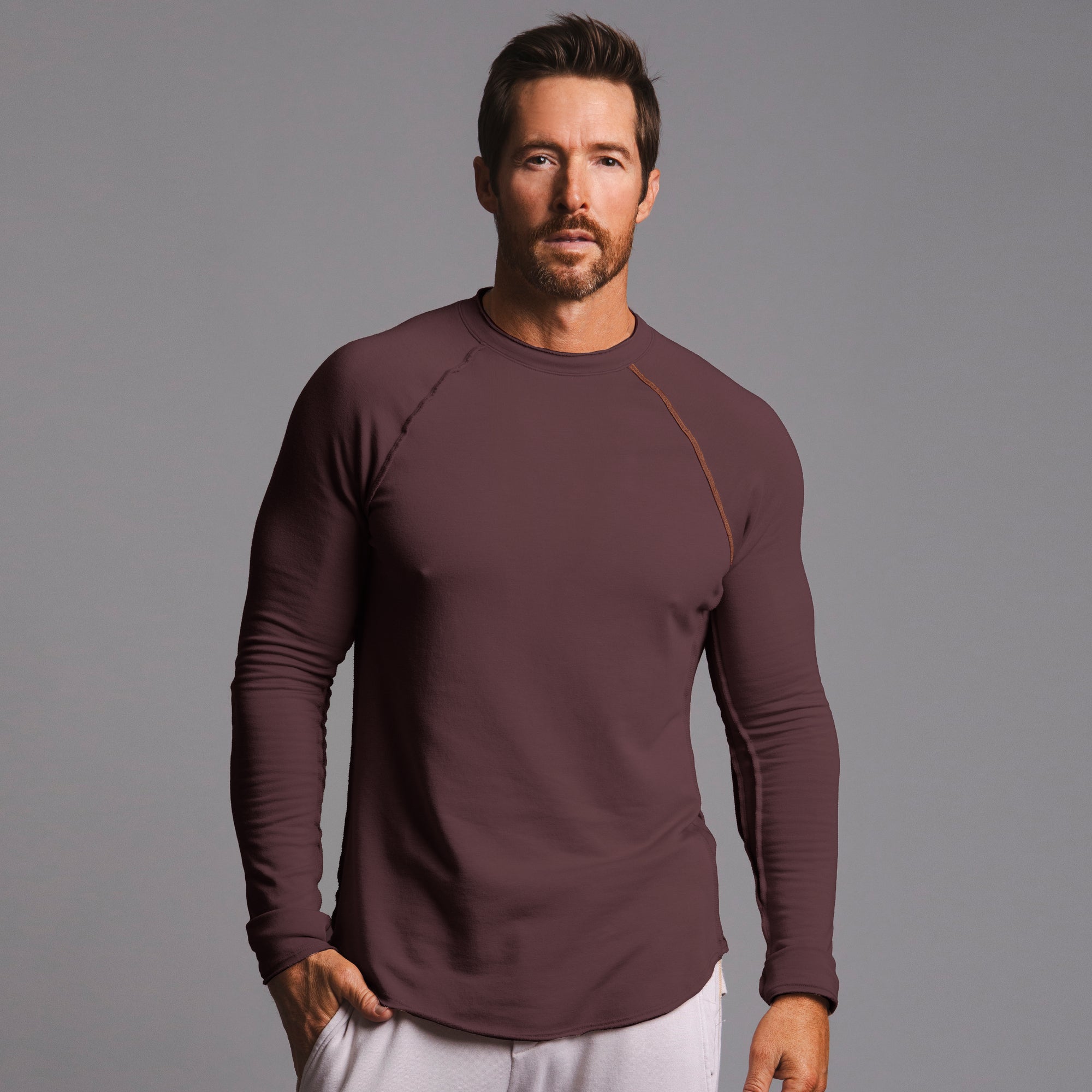 Long Sleeve Raglan | Softest & Most Comfortable Luxury Designer