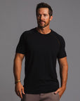 Male modeling black ultimate tree shirt