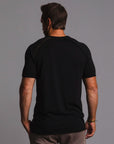 Male modeling black ultimate tee shirt
