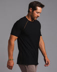 Male modeling black ultimate tee shirt
