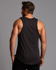 Man modeling a Slate gray tank top
