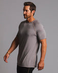 Male modeling tan ultimate tee shirt