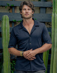 The Frame in Slate — TreeSilk shirt — look 7 │ One Golden Thread