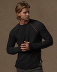 LONG SLEEVE RAGLAN / BLACK ONYX